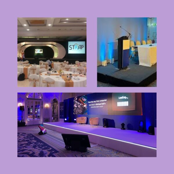 “Corporate Essentials Event Combo – Professional Setup for Small Business Meetings & Internal Events (Up to 50 Attendees)”